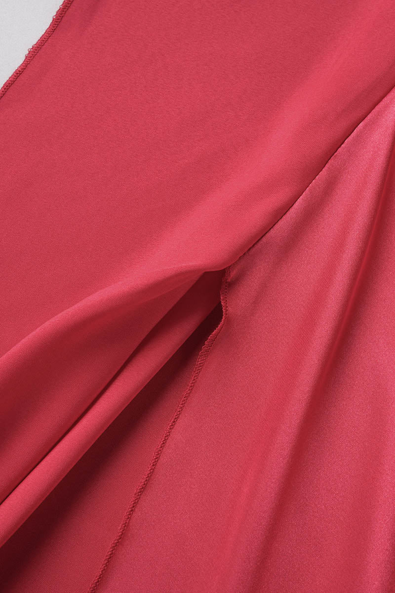 Sexy Formal Solid Backless Slit Oblique Collar Evening Dress Dresses - View 8 | VelvetHem