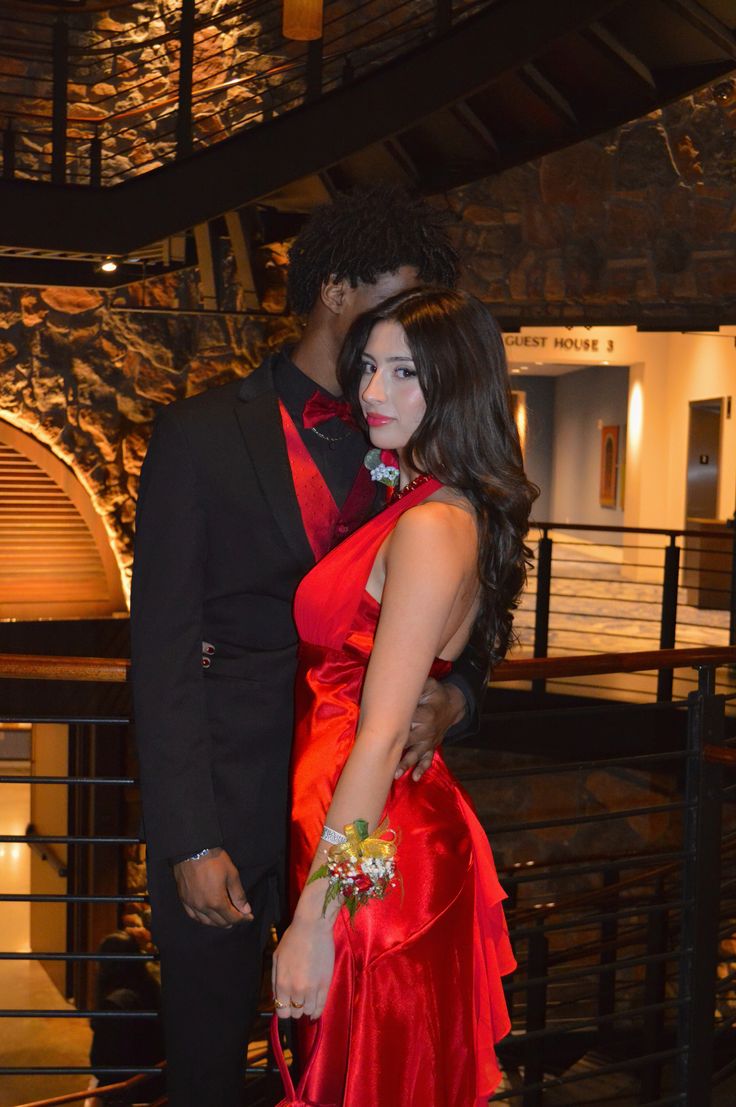 V Neck Red Prom Dress Formal Graduation Party Dress - View 3 | VelvetHem