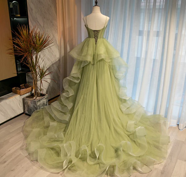 Beautiful Sweetheart Layers Princess Formal Gown, Tulle Long Party Dress Prom Dress - View 3 | FashionDia