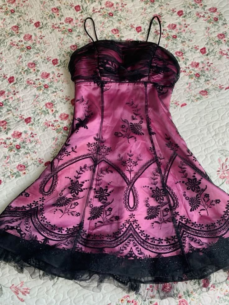 Vintage Spaghetti Straps Hot Pink A Line Short Homecoming Dress Cocktail Dress