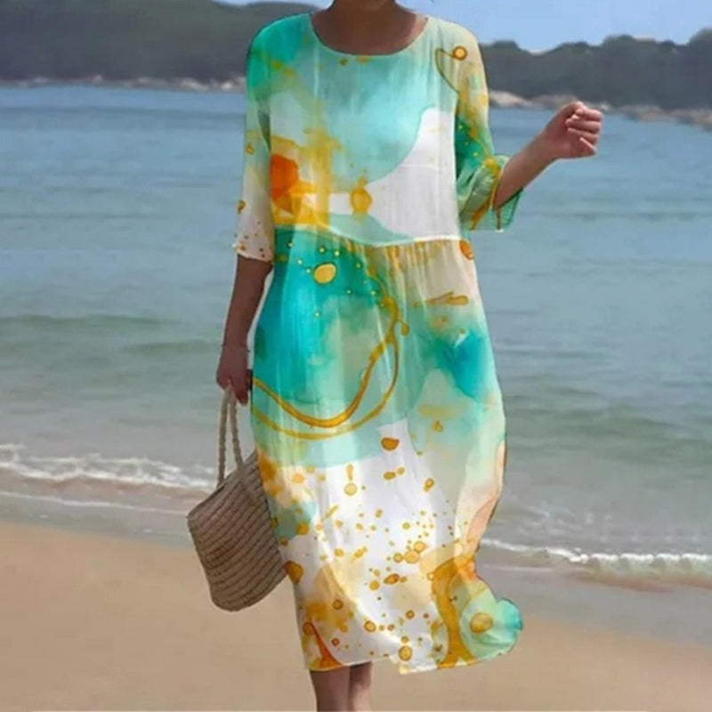Rebecca Aesthetic Floral Belly Dress Everyday Luxe Edit