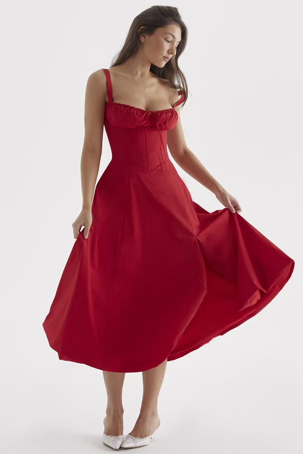 Marcello Maxi Dress Red