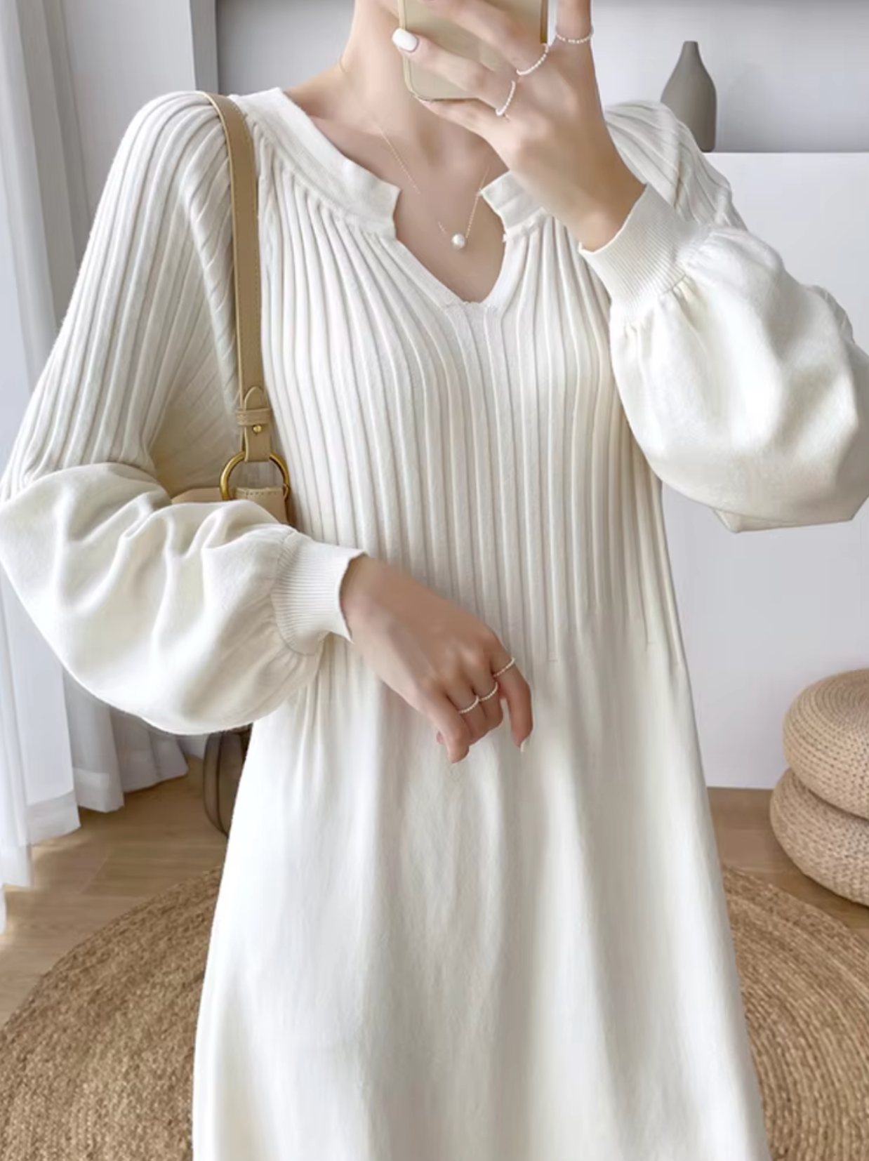 Leticia Statement Loose Knit Maxi Dress for Women Evening Wear Edit