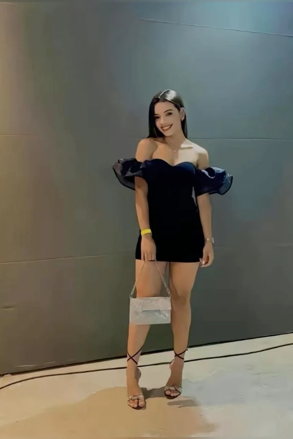 Off-the-Shoulder Black Birthday Dresses Homecoming Dress