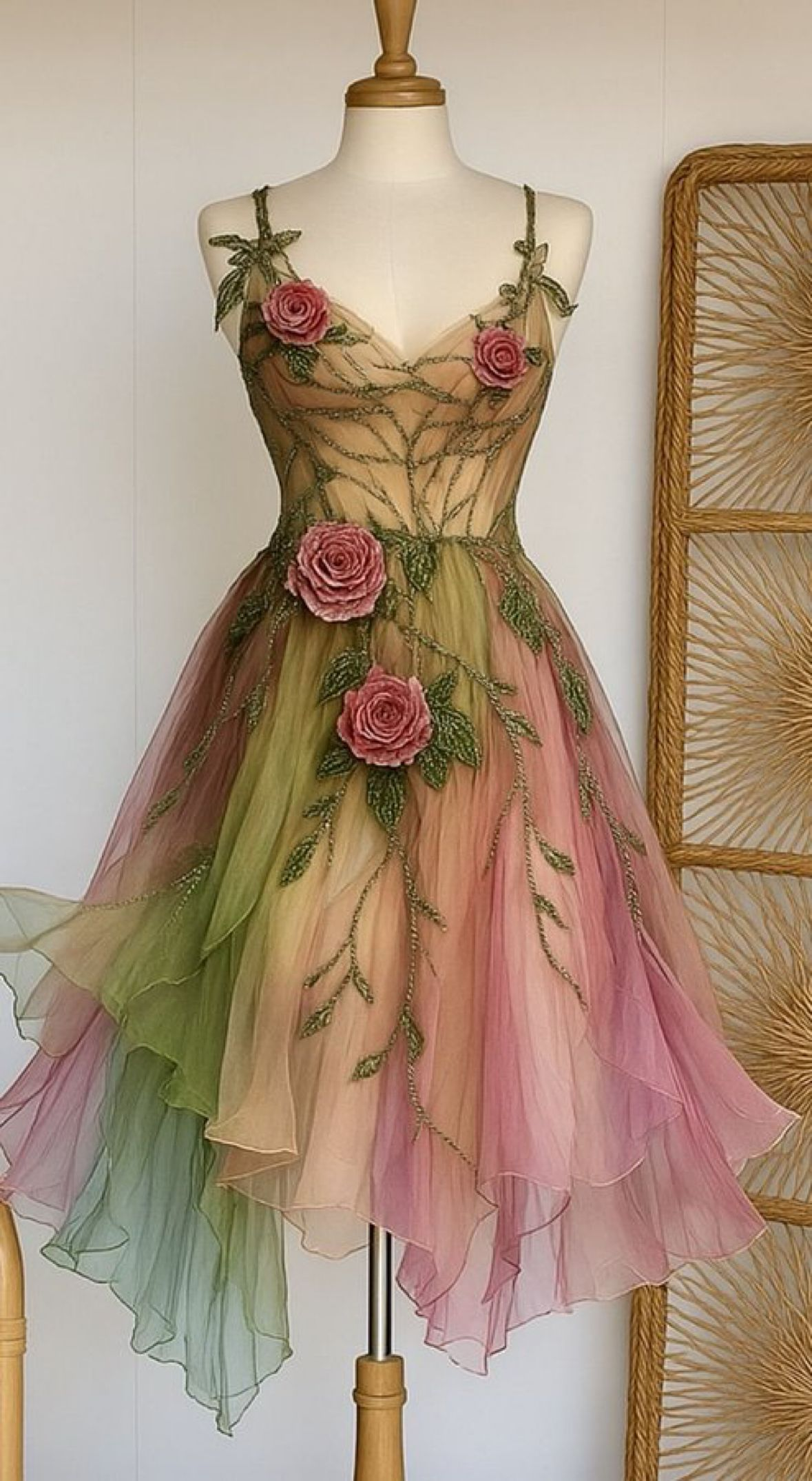 Colorful A Line Vintage Prom Dresses With Flora Evening Dress Birthday Dress