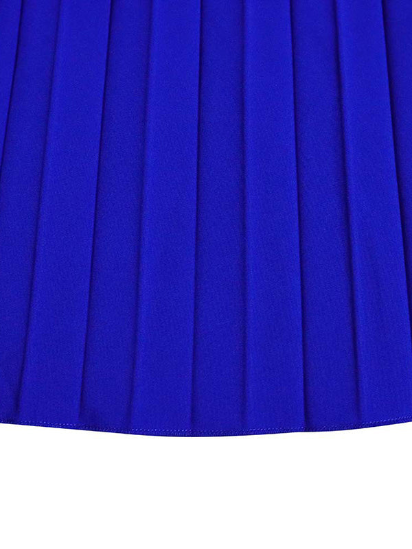 Wrap Pleated Solid Color Off-The-Shoulder Evening Dresses - View 11 | VelvetHem