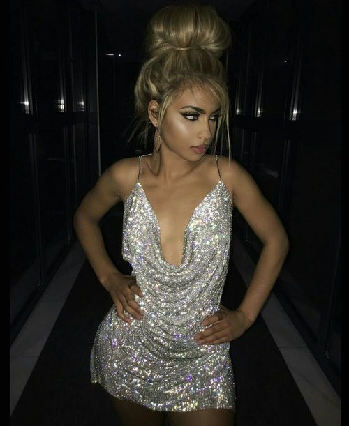 Silver Sequin Party Homecoming Dress Short Prom Dresses