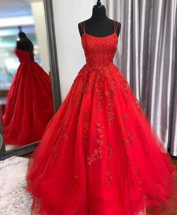 Lace Prom Dress Lace up Back Evening Gown Graduation Party Dress Formal Dress Dresses For Prom fg1633
