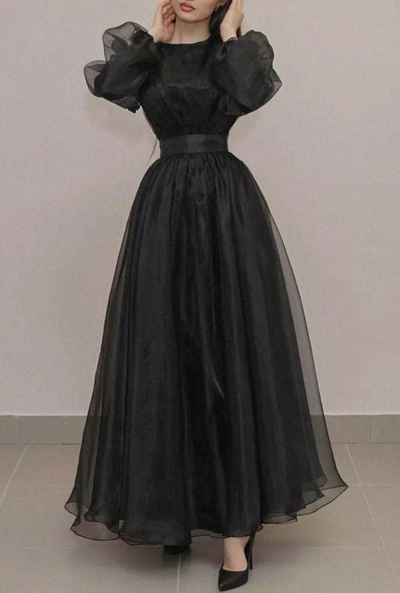 Black Prom Dress, Evening Dress