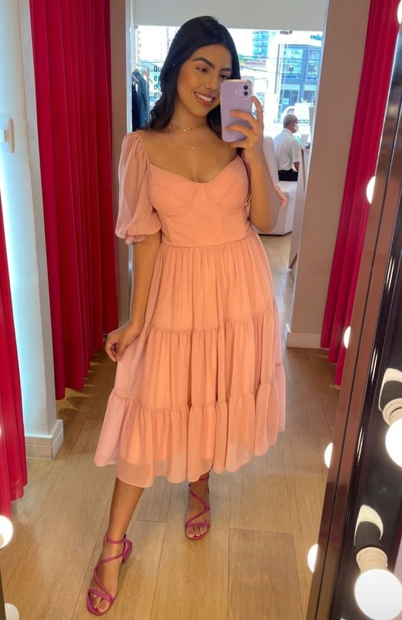 Pink Party Gown Prom Dress