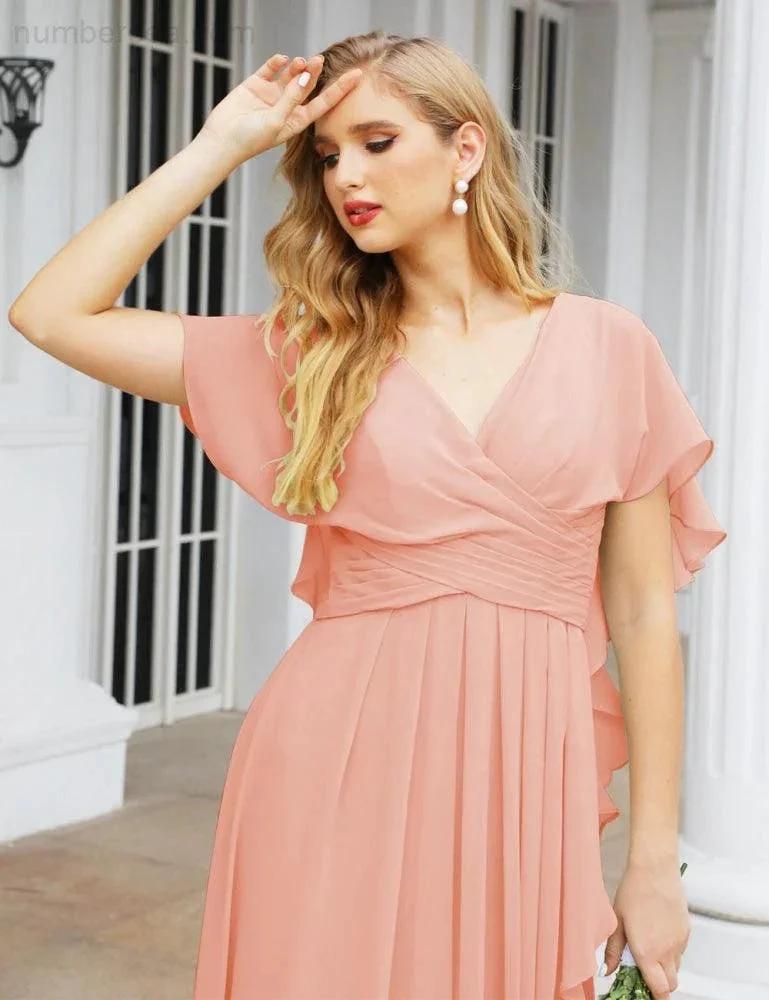 ZapDress Bridesmaid Dresses Backless Formal Prom Gowns for Evening Party Mother of The Bride Dress 28040 (ZD16998)