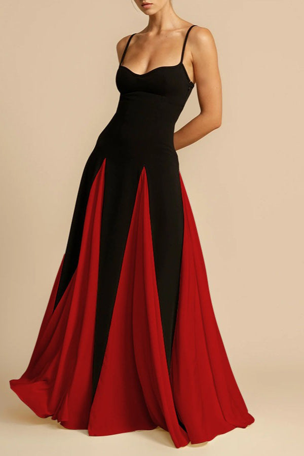 Elegant Panelled Slip Party Dress - View 4 | VelvetHem