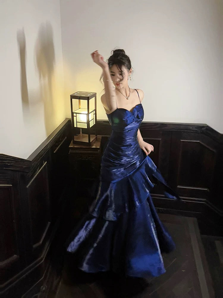 Chic Green Straps Sweetheart Long Formal Dress, Green Prom Dress Evening Dress fg6521