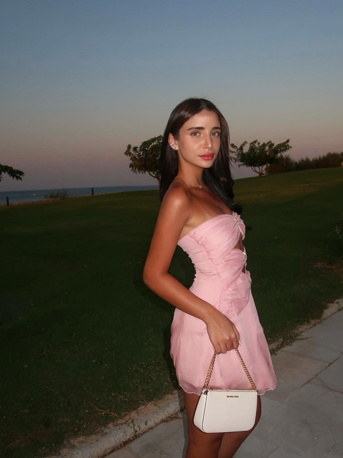Strapless A Line Pink Homecoming Dress Short Birthday Dress J7802
