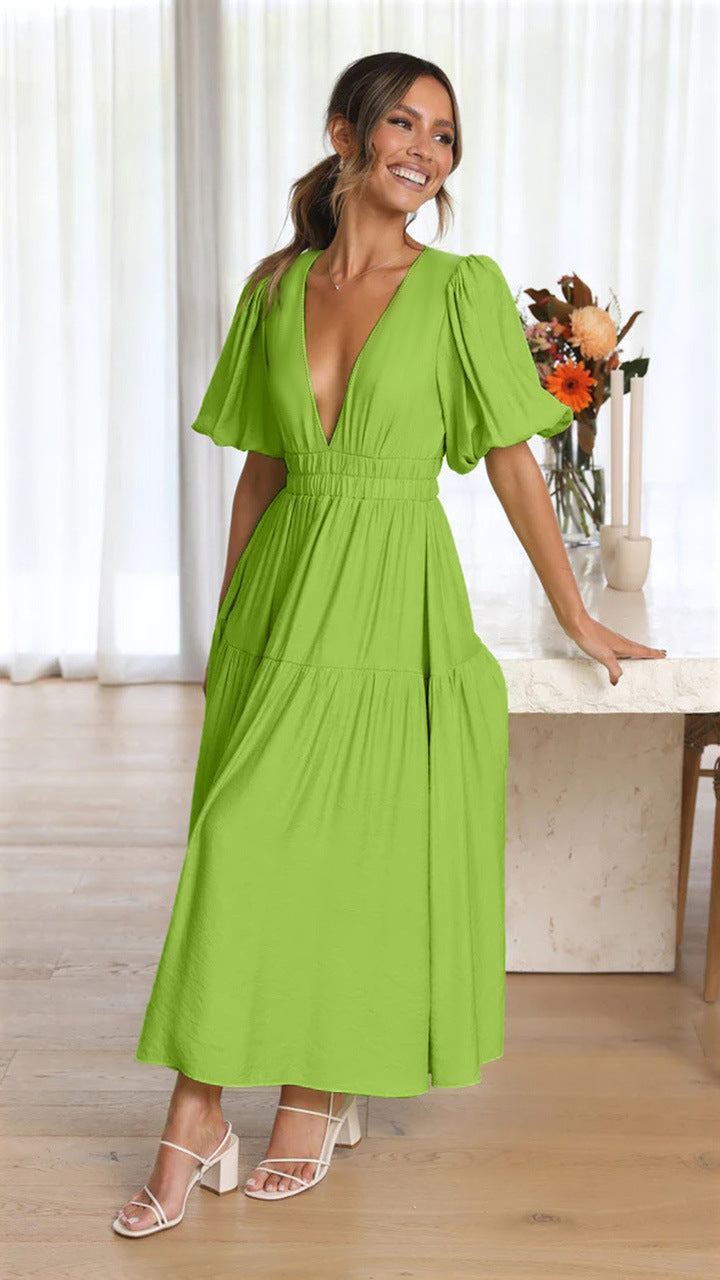 Brunch It Right Midi Dress Light Green