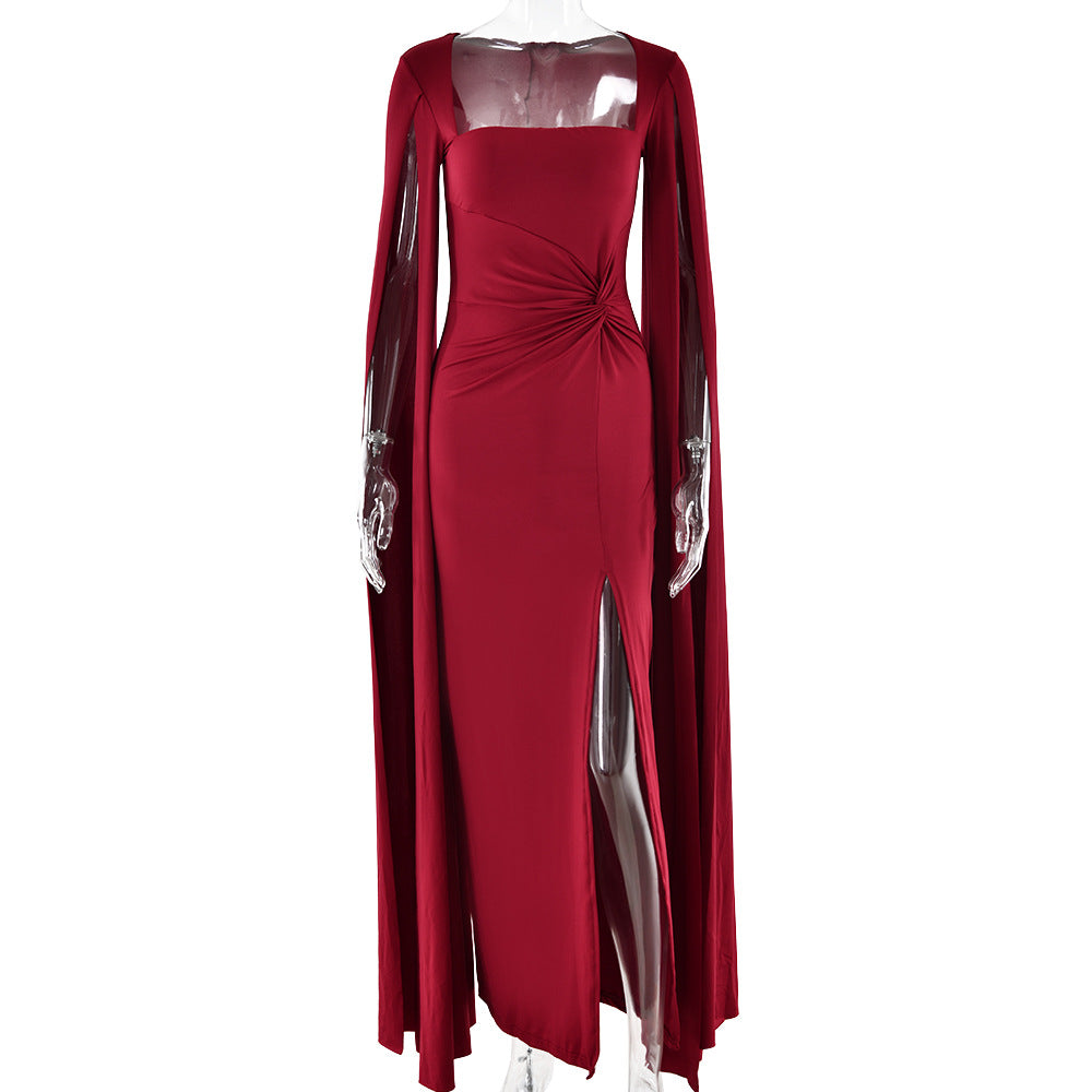 Symphony Dress Maroon