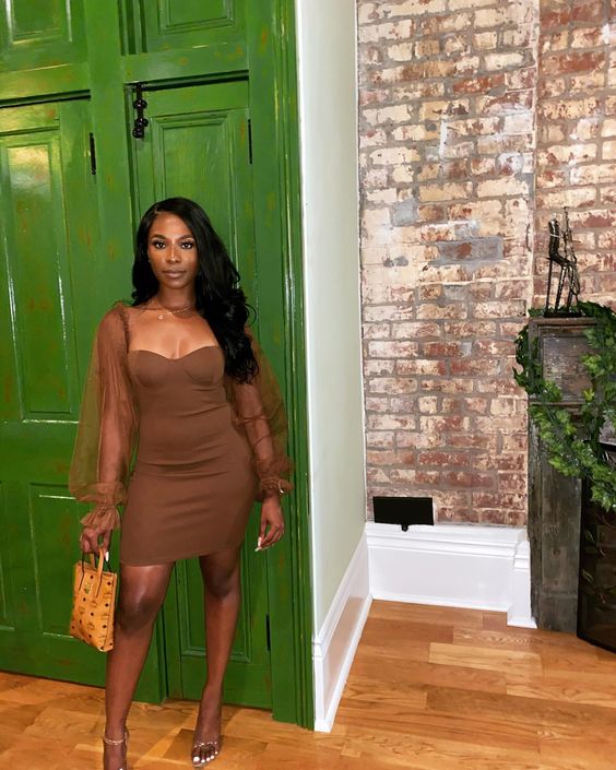 Brown Homecoming Dress Short Prom Dress,Short Party Dress