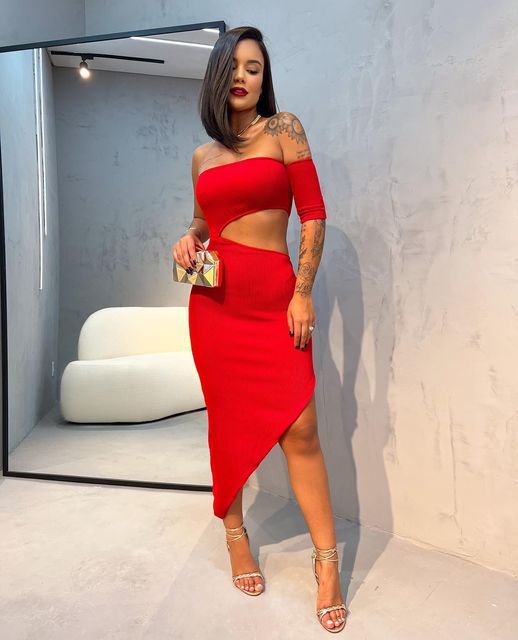 Red Ankle Length Graduation Dress Short Prom Dresses fg3915