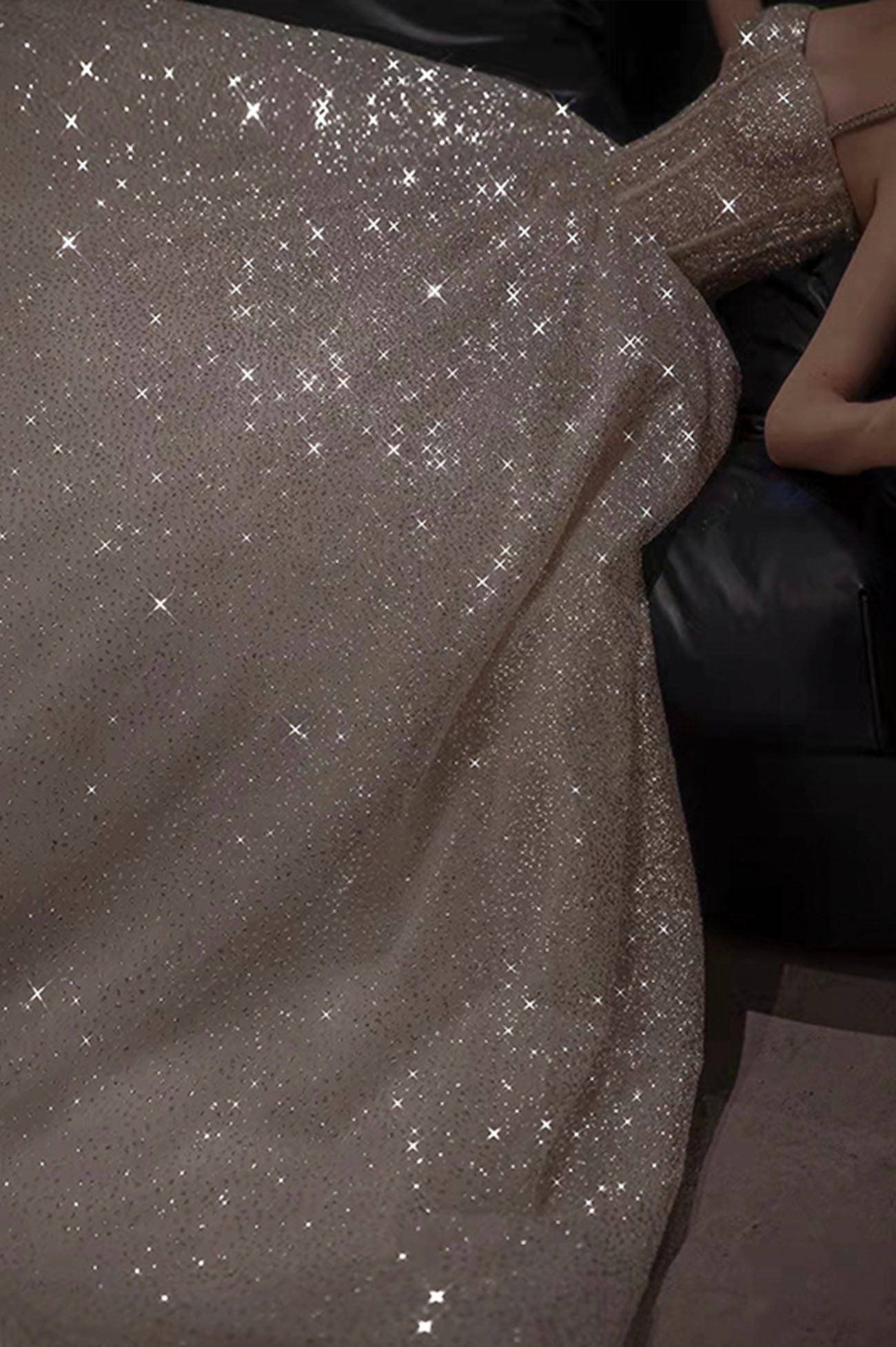 SPARKLING SEQUIN LONG PROM DRESS EVENING DRESS