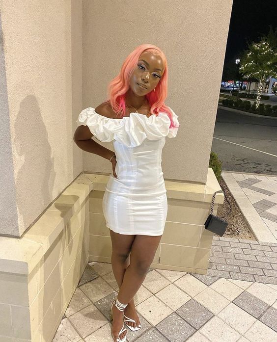 White Homecoming Dress Short Prom Dress,Short Party Dress - View 2 | FashionDia