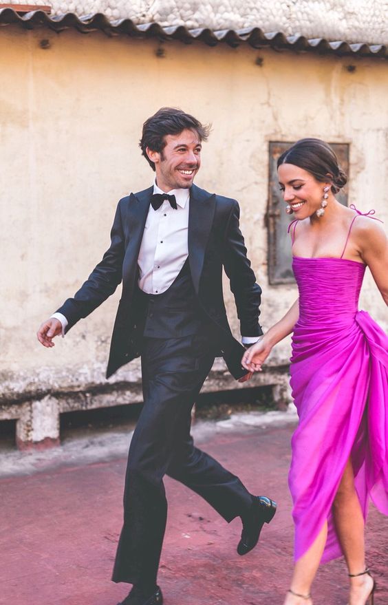 New arrive fuchsia prom dress Evening Gown Party Dress