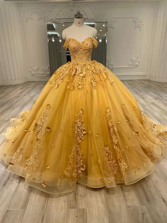Quinceanera Dresses Sweetheart Ball Gowns Party Prom Dresses - FashionDia