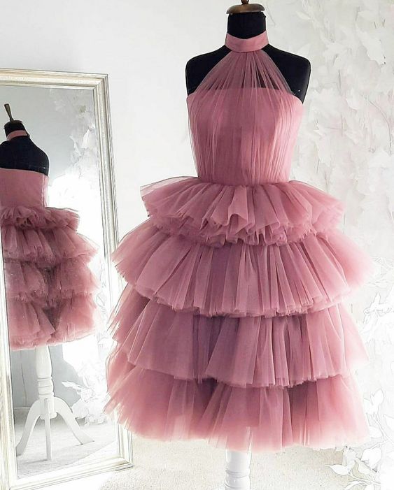 Tulle Homecoming Dresses Short Prom Dresses