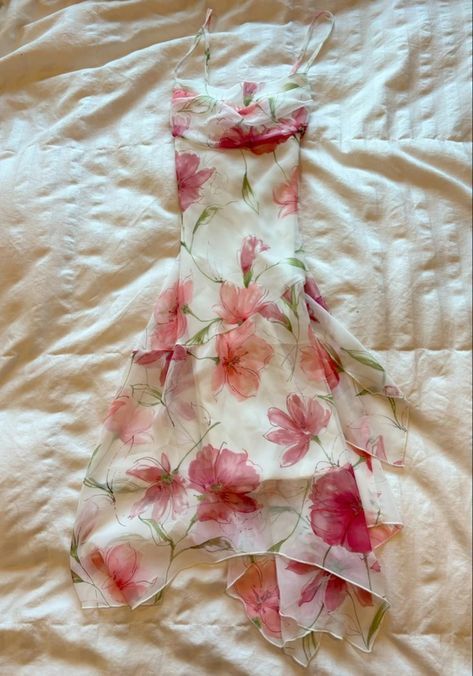 Chiffon Flora Long Prom Dresses Birthday Dress Evening Dress - VelvetHem