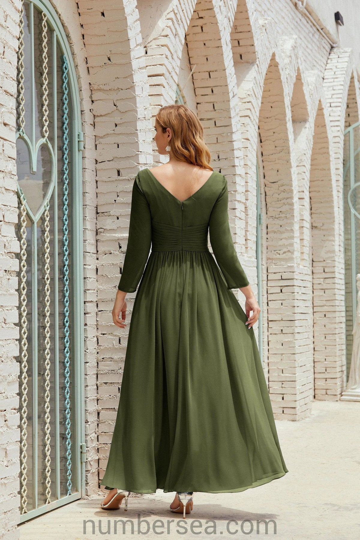 ZapDress Bridesmaid Dress Chiffon Formal Party Dress Evening Dress 28016 (ZD16992)