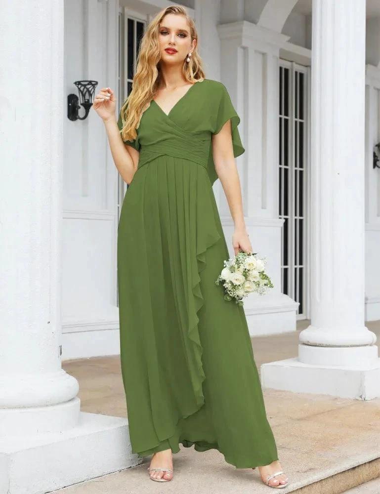 Numbersea Bridesmaid Dresses Backless Formal Prom Gowns for Evening Party Mother of The Bride Dress 28040 by numbersea
