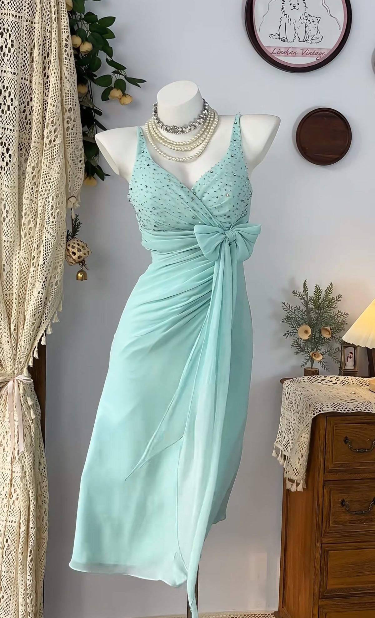 Beaded A-Line Short Prom Dress Chiffon Homecoming Dress