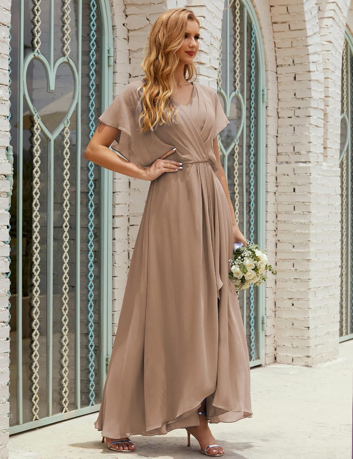Sunnderly Mother of Bride Dresses Formal Prom Gowns for Wedding Guests - View 4 | VelvetHem