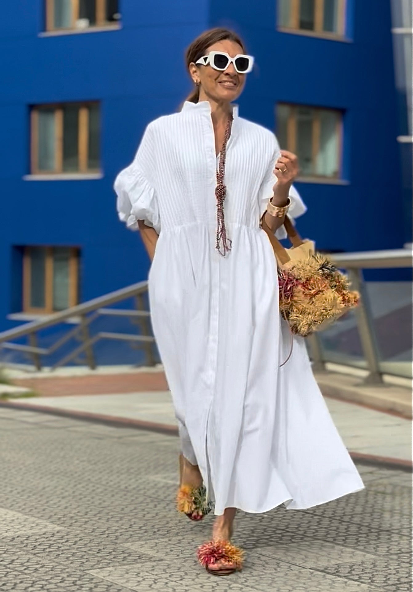 Reina Timeless White Dress Boutique Collection