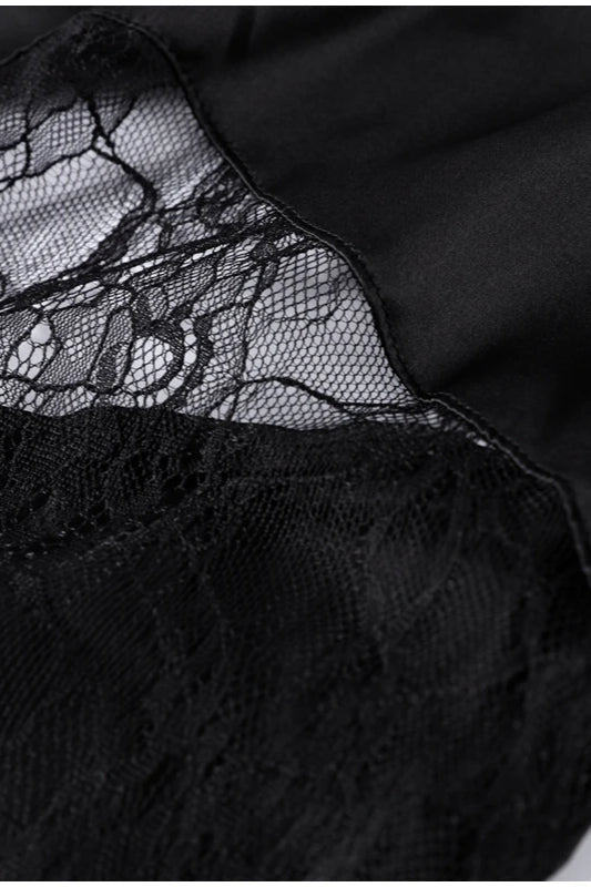 Vintage Lace Long Dress with Elegant Everyday Styling Boutique Fashion Style