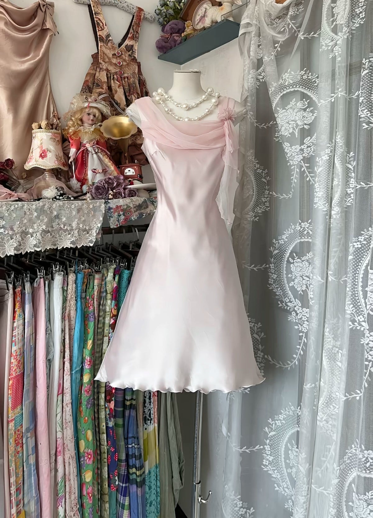 A-Line Pink Short Homecoming Dress Sweet Mini Party Dress