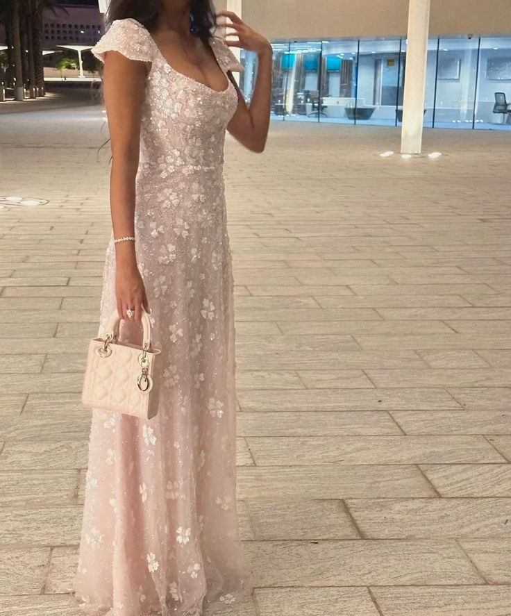 Flora Lace Prom Party Dress 21st Birthday Outfit Evening Dress - VelvetHem