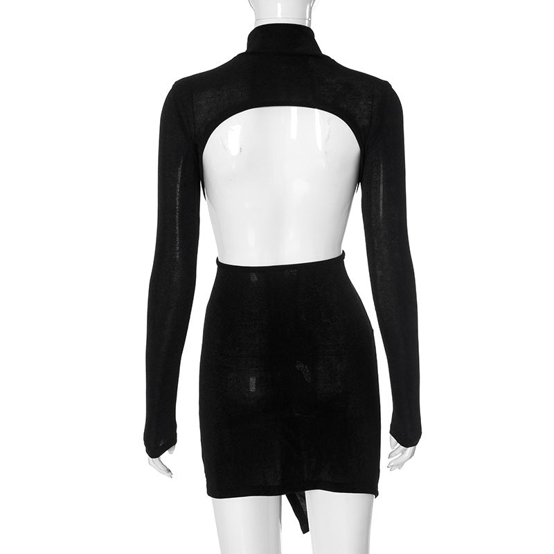 Doren Night Mini Dress Black