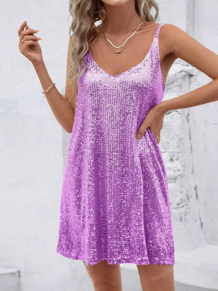 Clubwear V-Neck Dress