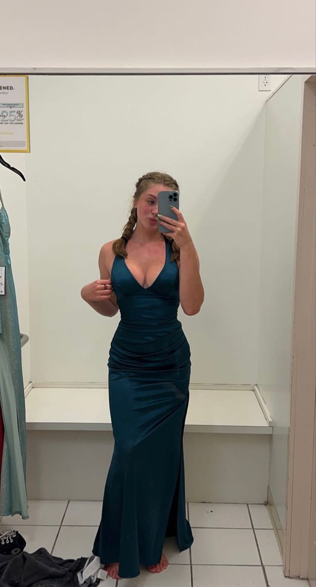 Charming Sheath/Column Prom Dress,Modest Evening Dress