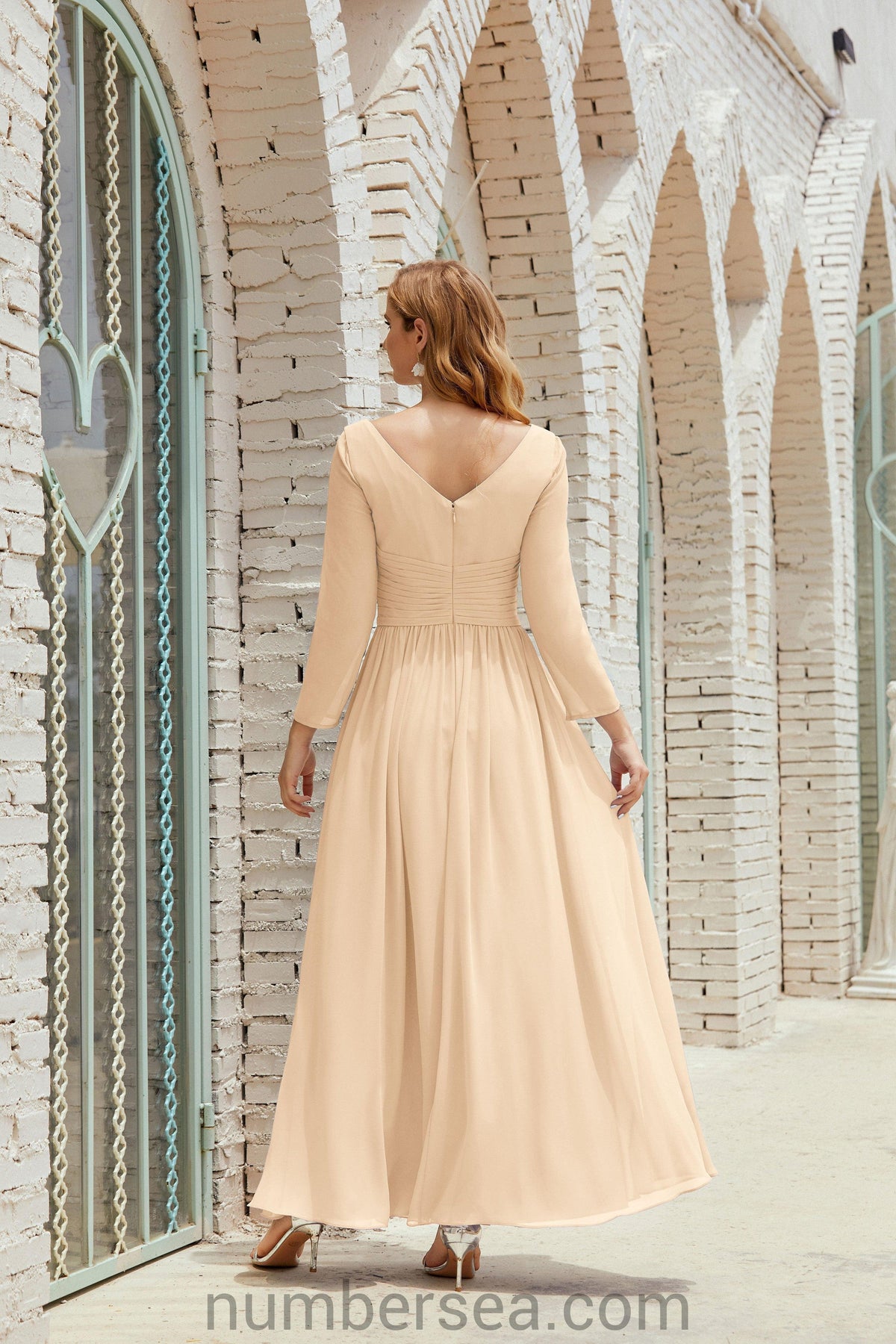 ZapDress Bridesmaid Dress Chiffon Formal Party Dress Evening Dress 28016 (ZD16992)