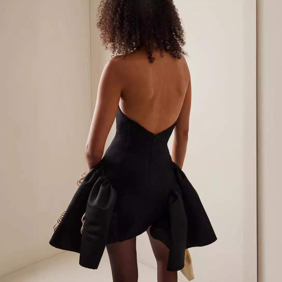 Luxury Crystal Party Bandage Dress - View 3 | VelvetHem