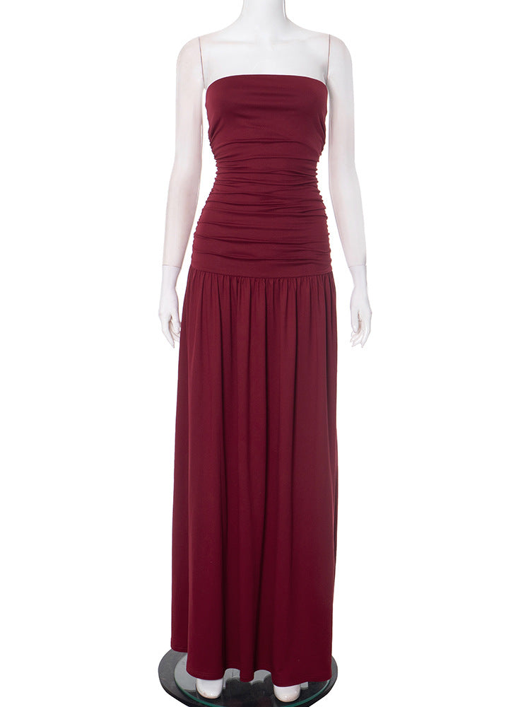 Becky Maxi Dress Maroon