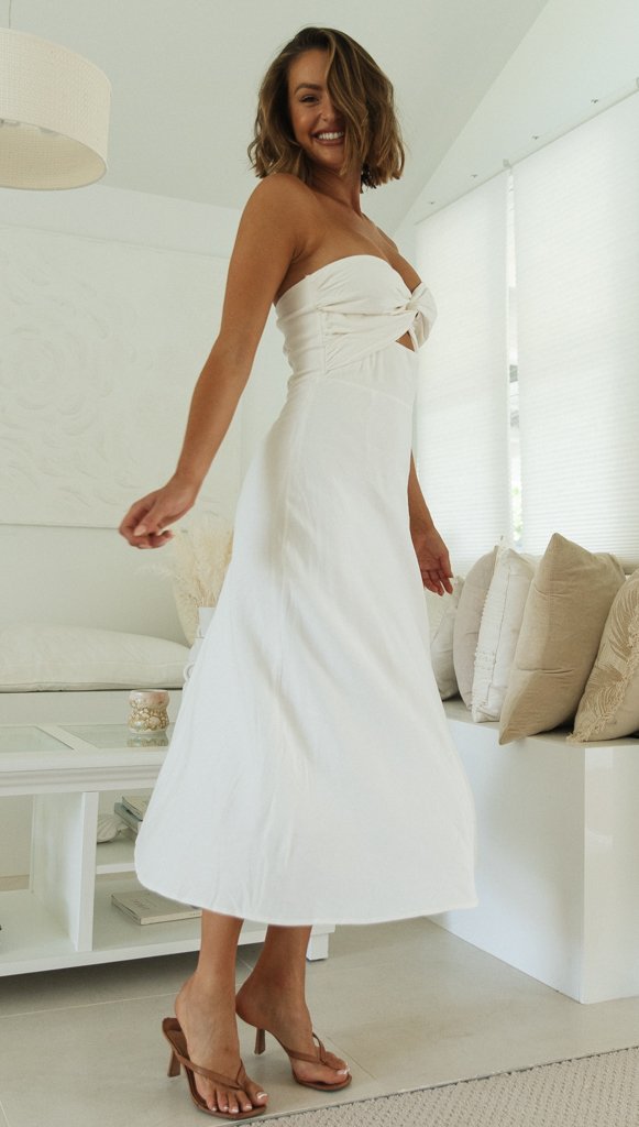 Calico Dress White