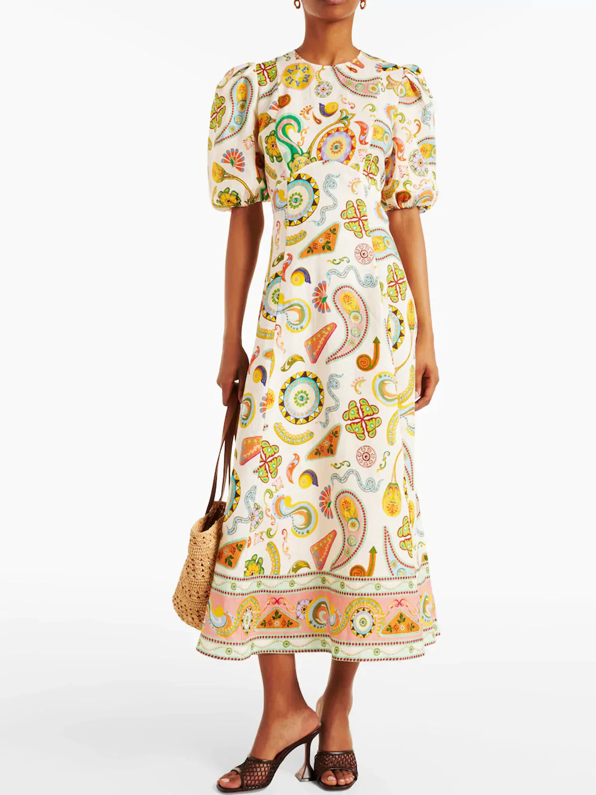 Arcade Dreams Printed Midi Dress
