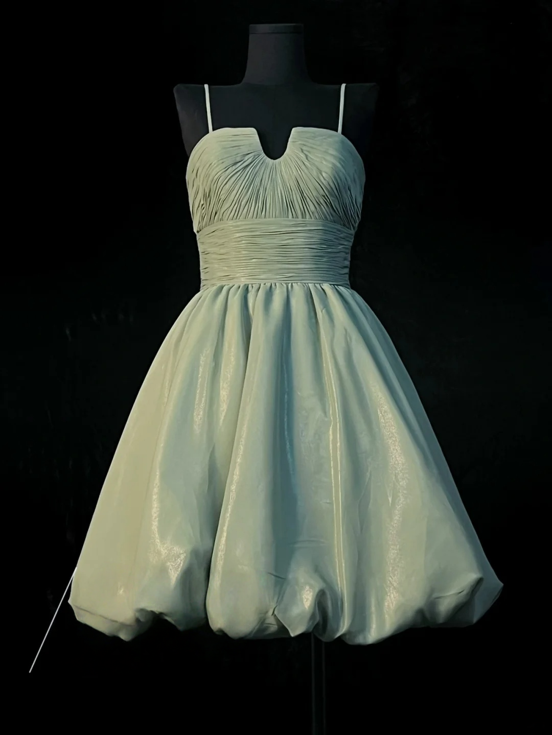 Spaghetti Strap A-Line Short Party Dress Homecoming Dress