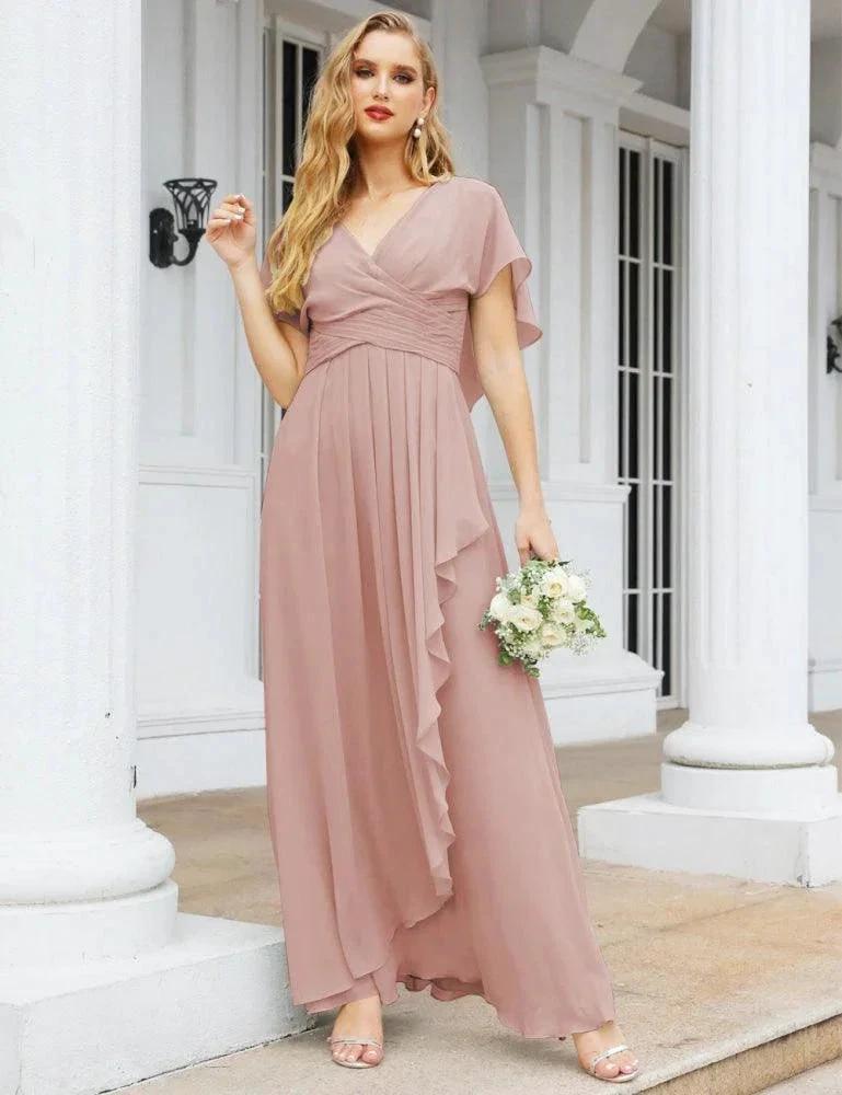 Numbersea Bridesmaid Dresses Backless Formal Prom Gowns for Evening Party Mother of The Bride Dress 28040 by numbersea