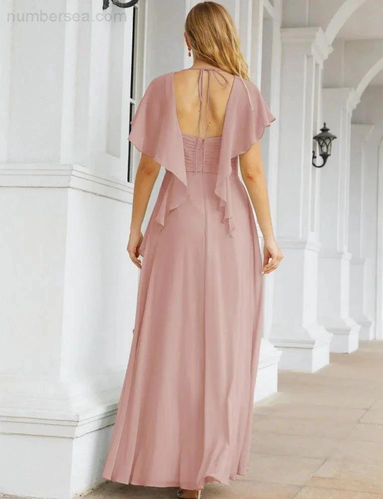 ZapDress Bridesmaid Dresses Backless Formal Prom Gowns for Evening Party Mother of The Bride Dress 28040 (ZD16998)