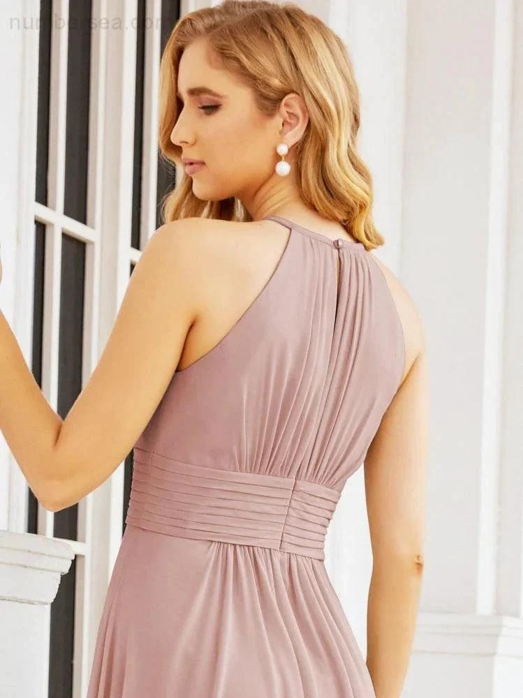 ZapDress Keyhole Bridesmaid Dresses Sleeveless Formal Evening Party Prom Gowns 28043 (ZD17032)