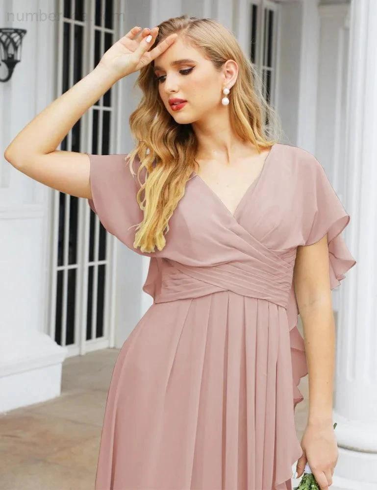 ZapDress Bridesmaid Dresses Backless Formal Prom Gowns for Evening Party Mother of The Bride Dress 28040 (ZD16998)