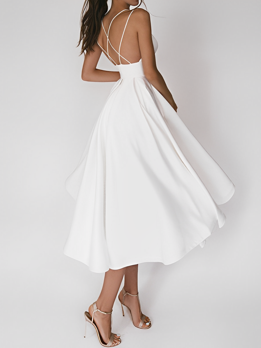 Amaryllis Chic Sleeveless Tank Dress for Women Statement Occasion Edit